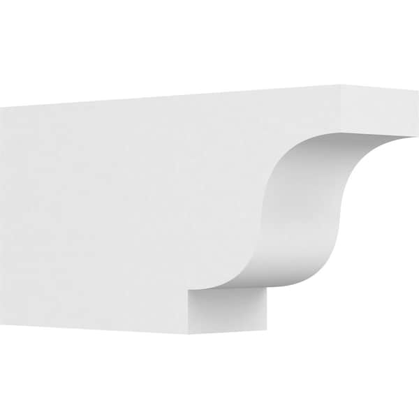 Ekena Millwork Standard Newport Architectural Grade PVC Rafter Tail, 5"W X 10"H X 20"L RFTP05X10X20NEW - main